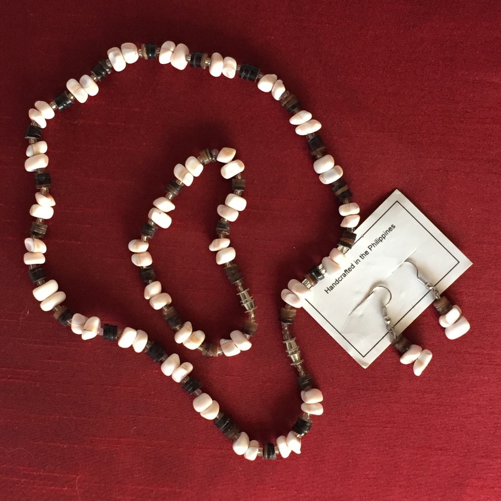 Sea Rock Necklace/Bracelet/Errings Set